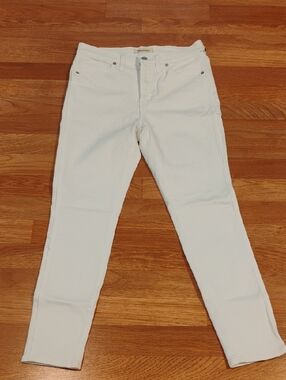 Madewell White 10" High Rise Skinny Size 29P